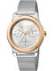 Esprit Womens Watch 36mm Chronograph Battery Silver