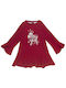 Alouette Kids Dress Long Sleeve Red 00241234_0166