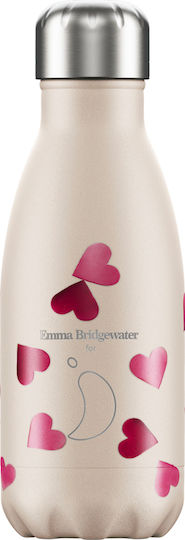 Chilly's Emma Bridgewater Рециклируем Чаша Термос Неръждаема стомана Без BPA 260мл Бял