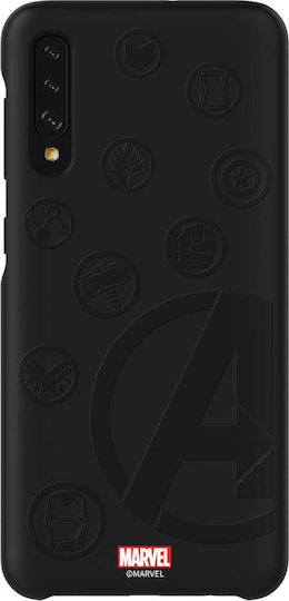 Samsung Smart Cover Marvel Umschlag Rückseite Kunststoff Schwarz (Galaxy A50)