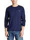 Ralph Lauren Herren Langarmshirt Marineblau