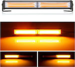 Car Signaling Bar LED 12 / 24V Waterproof 30cm with Orange Lighting