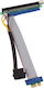 PCIe x1 - x16 mit Molex Riser-Karte für Vertikale Montage