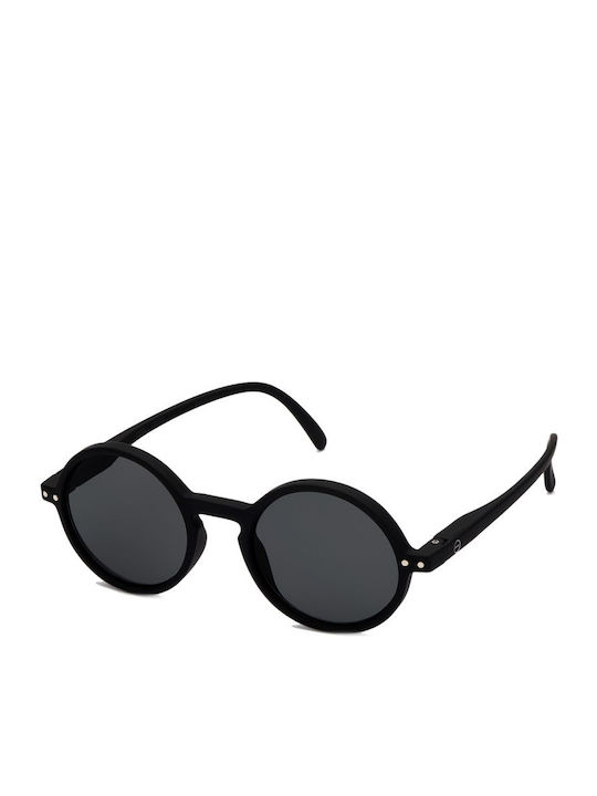Izipizi G Round Kids Sunglasses Black for 5-10 Years