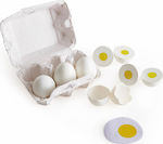 Hape Kochspielzeug / Küchenutensilien Σετ με Αυγά aus Holz für 3+ Jahre 6Stück