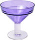 Espiel Impilabile Eisschüssel Rund Glas Purple mit Durchmesser 13cm