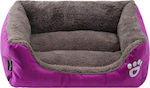 2 Όψεων 4 Εποχών Sofa Dog Bed In Purple Colour 65x45cm