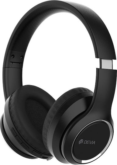 Devia Star Ασύρματα Bluetooth Over Ear Ακουστικά με 20 ώρες Λειτουργίας Μαύρα