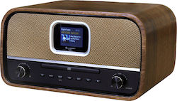 Soundmaster Ηχοσύστημα 2.0 DAB970 DAB970BR 30W με CD Player και Bluetooth Καφέ Soundmaster Ηχοσύστημα 2.0 DAB970 DAB970BR 30W με CD Player και Bluetooth Καφέ