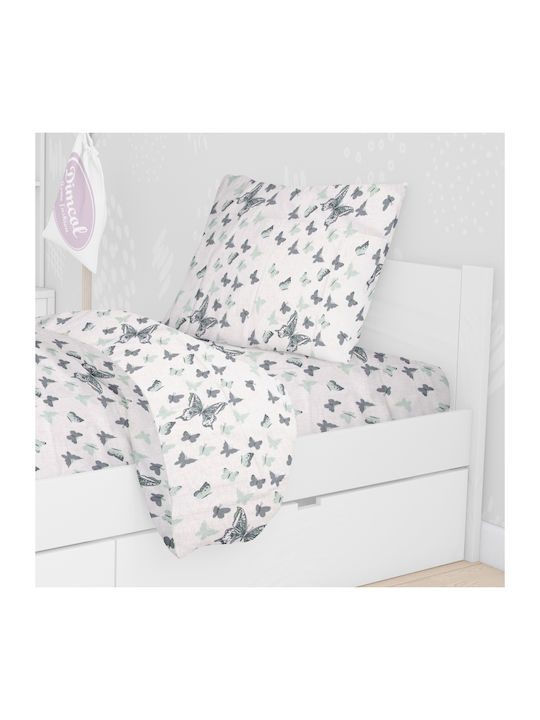 Dimcol Butterfly Kids Cotton Pillowcase 50x70cm...