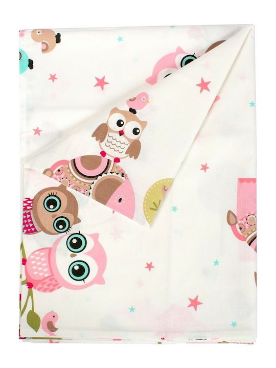 Dimcol Κουκουβάγια Kids Cotton Pillowcase 50x70cm 45 Ecru 1925813107404500