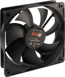 Inter-Tech F-120-S Ventilator Carcasă cu Conexiune 3-Pin 1buc