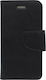 Flip Book Piele artificială Negru (Galaxy A20e)