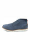 Toms Navi Men's Leather Boots Blue