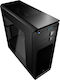 Aerocool Aero-800 Midi-Turm Computergehäuse Schwarz
