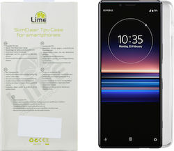 Lime Slimclear Silicone Back Cover Transparent (Xperia 1)