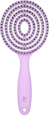 Ilu Round Detangling Vent Brush Brush Hair LU-5722