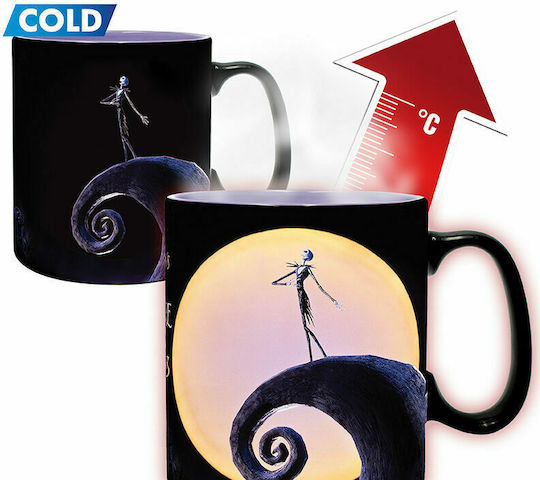 Abysse Disney - Nightmare Before Xmas Heat Change Mug Ceramic Black 460ml