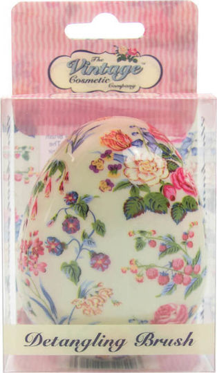 The Vintage Cosmetic Company Perie Floral Pentru Descurcarea Părului Perie De Păr