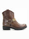 Fardoulis 245 Leather Women's Cowboy Boots Tabac Brown