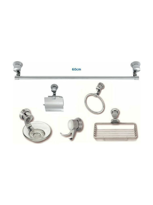 Bathroom accessories set 6 pcs. Inox Import 21/6