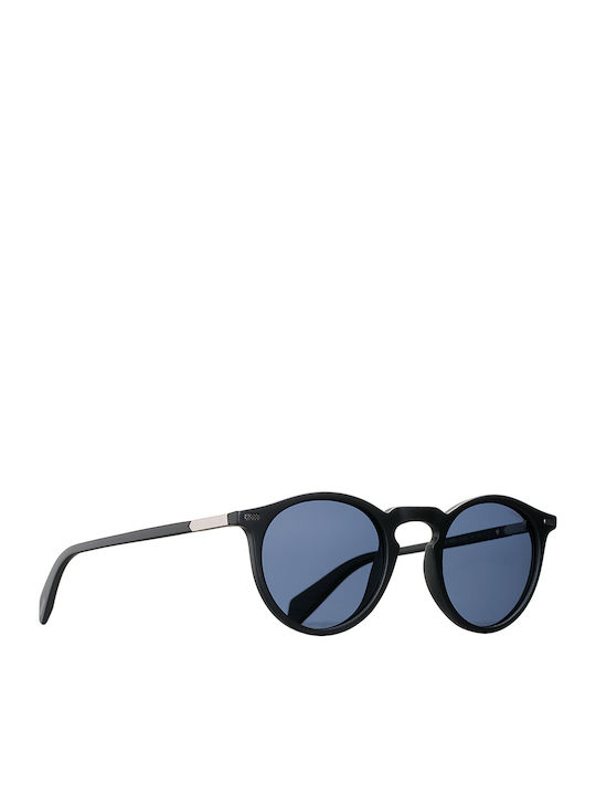 Polaroid Men's Sunglasses with Black Plastic Frame and Blue Lens PLD2086S 003/C3