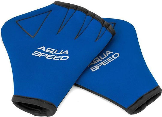 Aquaspeed Aquaspeed Schwimmhandschuhe Für Die Füße Blau