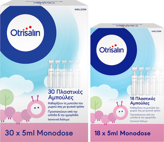 Otrisalin Ser Fiziologic pentru Curățarea și Hidratarea Nasului în Ampule 48x5ml