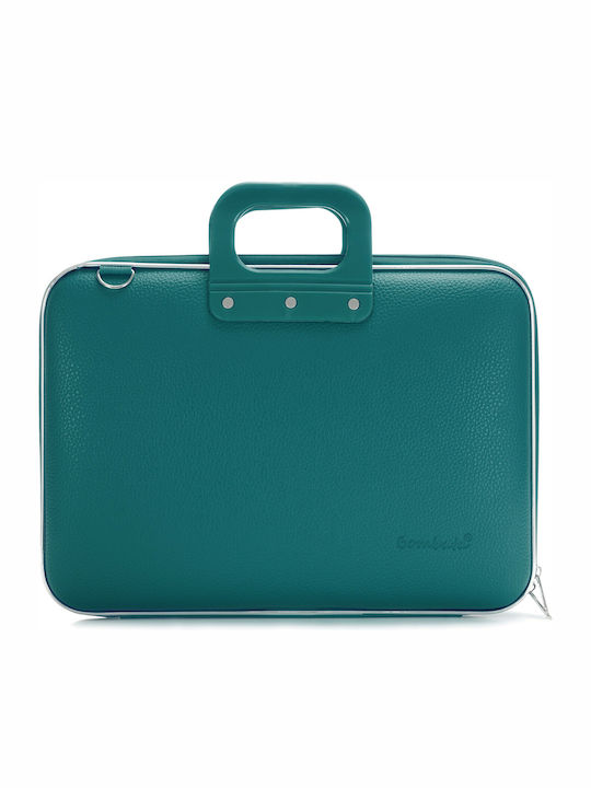 Bombata Classic Bag Shoulder / Handheld 15.6" Teal blue
