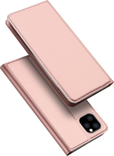Dux Ducis Skin Pro Buchen Sie Synthetisches Leder Magnetisch Rose Gold (iPhone 11 Pro Max)