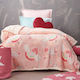Palamaiki Κουβέρτα Κούνιας Smile Fleece Ροζ 110x140εκ.