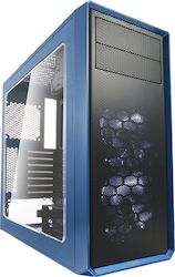 Fractal Design Focus G Midi Tower Κουτί Υπολογιστή με Πλαϊνό Παράθυρο Μπλε