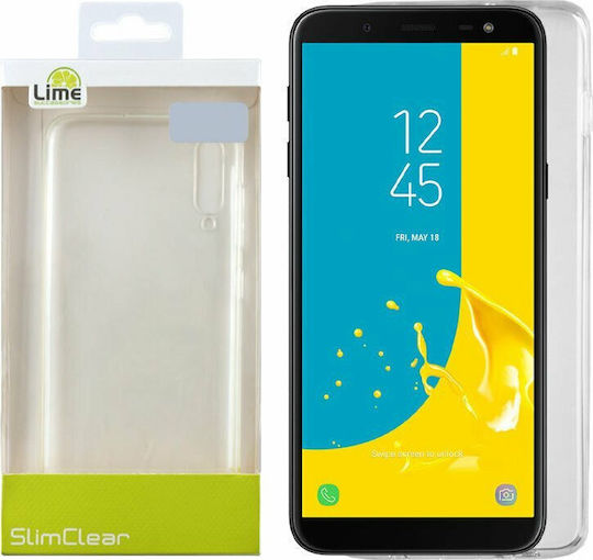 Lime Back Cover Silicone Transparent (Galaxy J6)