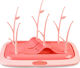 Cangaroo Drying Rack for 6 Baby Bottles Coral 1pcs