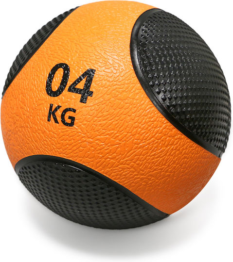 Ruilin Μπάλα Medicine 22cm , 4kg σε Μαύρο Χρώμα