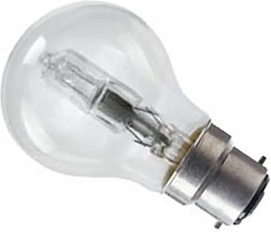 Λάμπα Αλογόνου για Ντουί B22 με Ισχύ 42W 42V