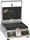 Roller Grill Panini Premium Commercial Sandwich Maker with Cast iron Ribbed Top and Ribbed Bottom 5800W