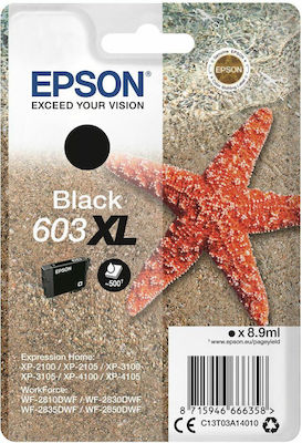 Epson 603XL Μελάνι Εκτυπωτή InkJet Μαύρο (C13T03A14010)