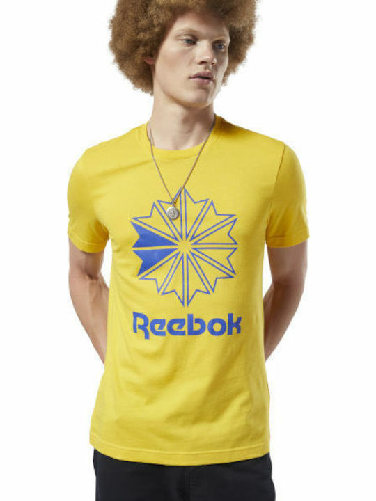 Reebok Classics Men's Short Sleeve T-shirt Toxic Yellow