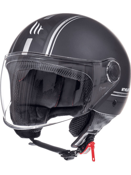 MT Street Jet Helmet DOT / ECE 22.05 900gr Entire C9 Matt Black