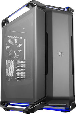 CoolerMaster Cosmos C700P Gaming Voller Turm Computergehäuse mit RGB-Beleuchtung Schwarz