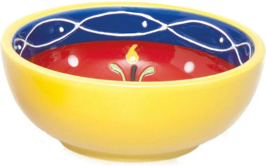Excelsa Tex-Mex Bol de Servire Rotund Ceramică Galben cu Diametru 11buc