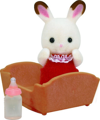 Epoch Toys Miniature Toy Chocolate Rabbit Baby Sylvanian Families for 3+ Years 4cm.