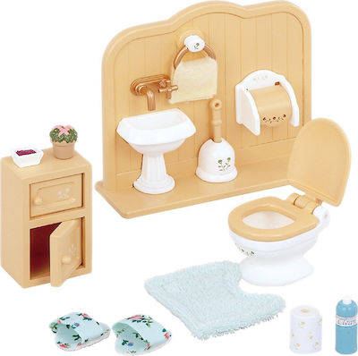 Epoch Toys Jucărie Miniatură Toilet Set Familii Sylvanian pentru 3+ Ani (Diverse modele) 1 buc