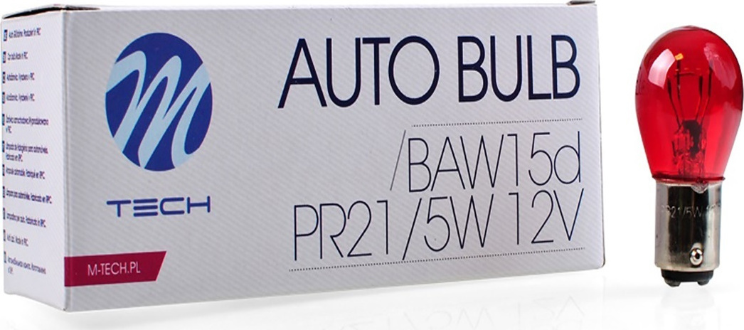 M-Tech BAW15D / PR21/5W Auto Bulb 12V 10τμχ | Skroutz.gr