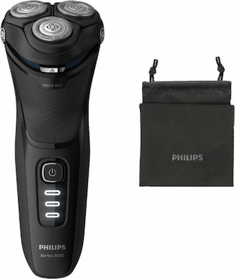 Philips Shaver 3000 S3233/52 Ξυριστική Μηχανή Προσώπου Επαναφορτιζόμενη