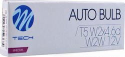 M-Tech Auto Bulb Λάμπες T5 Αλογόνου 10τμχ M-Tech Auto Bulb Λάμπες T5 Αλογόνου 10τμχ