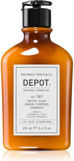 Depot No.107 White Clay Shampoos for Oily Hair 250ml