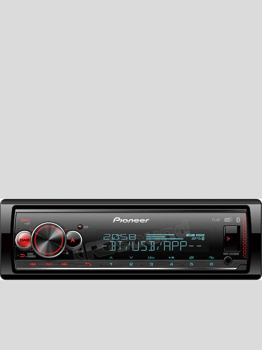 Pioneer Ηχοσύστημα Αυτοκινήτου Universal 1DIN (Bluetooth/USB/AUX) με Αποσπώμενη Πρόσοψη