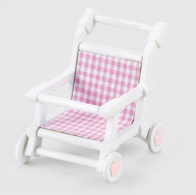 Epoch Toys Jucărie Miniatură Nursery Pushchair Familii Sylvanian pentru 3+ Ani